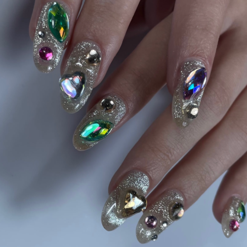 Crystal Flash Cat Eye Gel Polish - Image 5