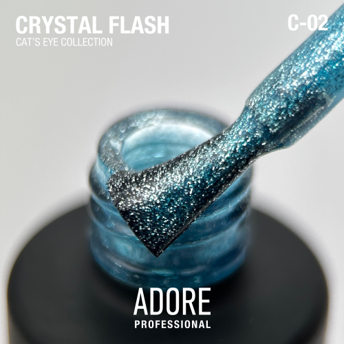 Crystal Flash Cat Eye Gel Polish - Image 2