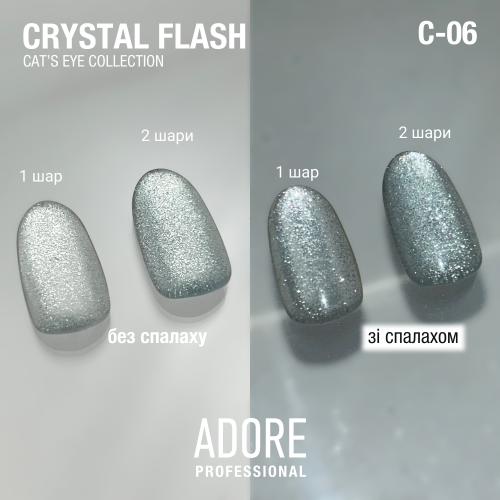 Crystal Flash Cat Eye Gel Polish - Image 3