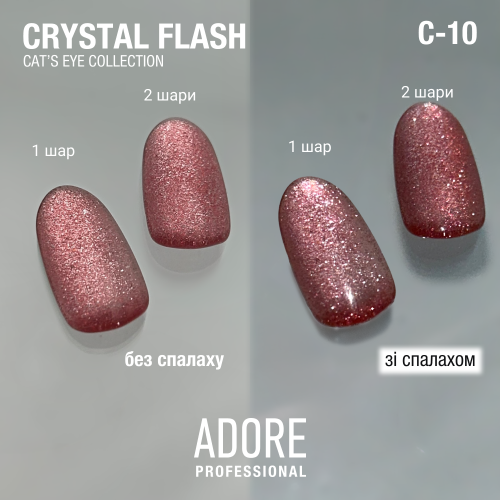 Crystal Flash Cat Eye Gel Polish - Image 3