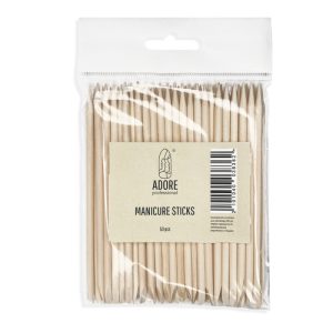ADORE PROFESSIONAL Orange Sticks for Manicure, 50 Pieces
